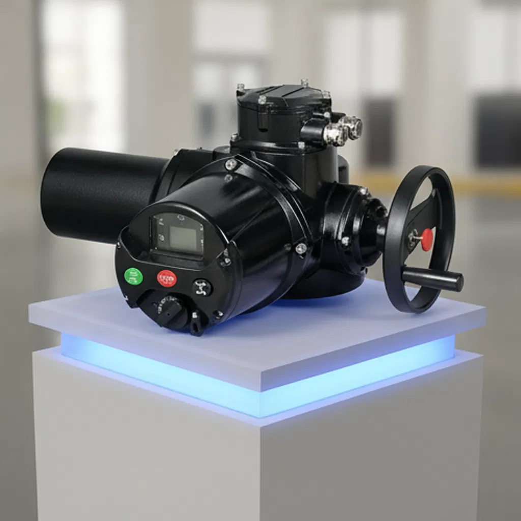 Electric Rotary Actuator with Remote Control for Industrial Valves