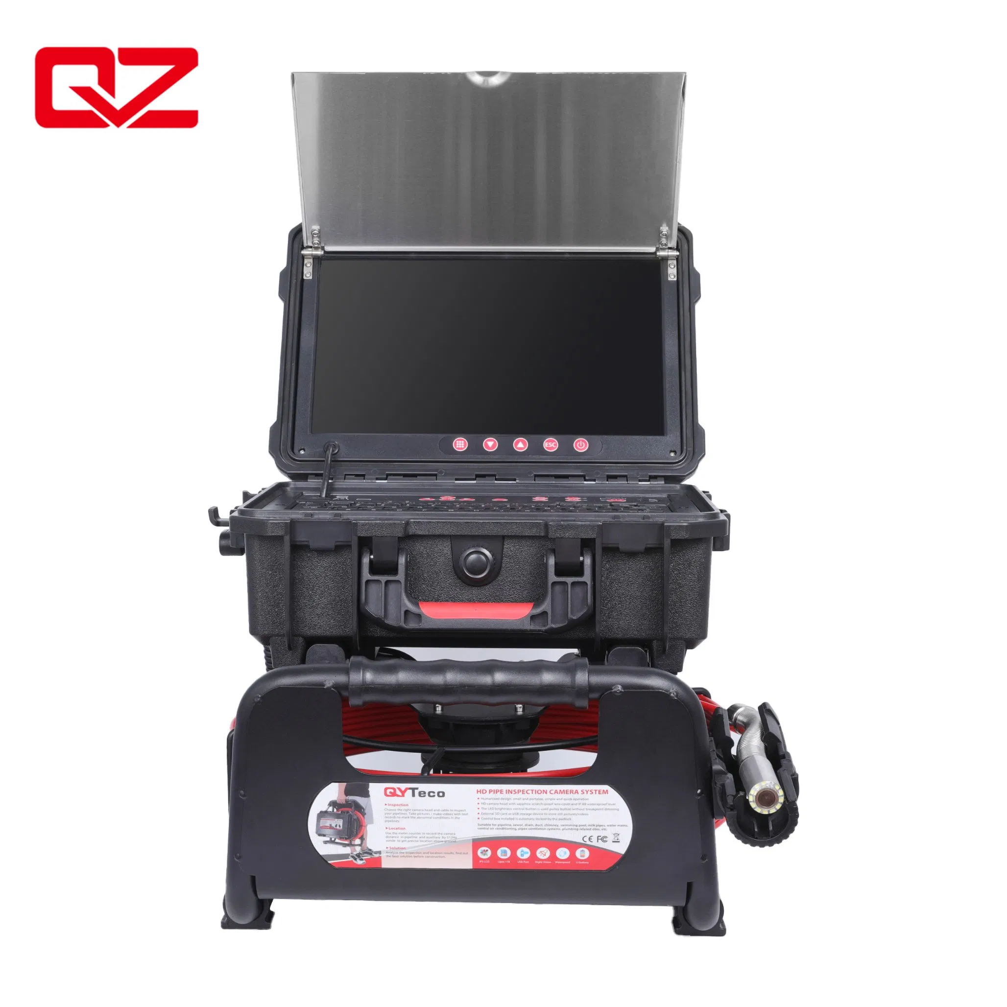 13.3inch 20m Cable Sewer Pipe Inspection Camera System for Pipe Inspection