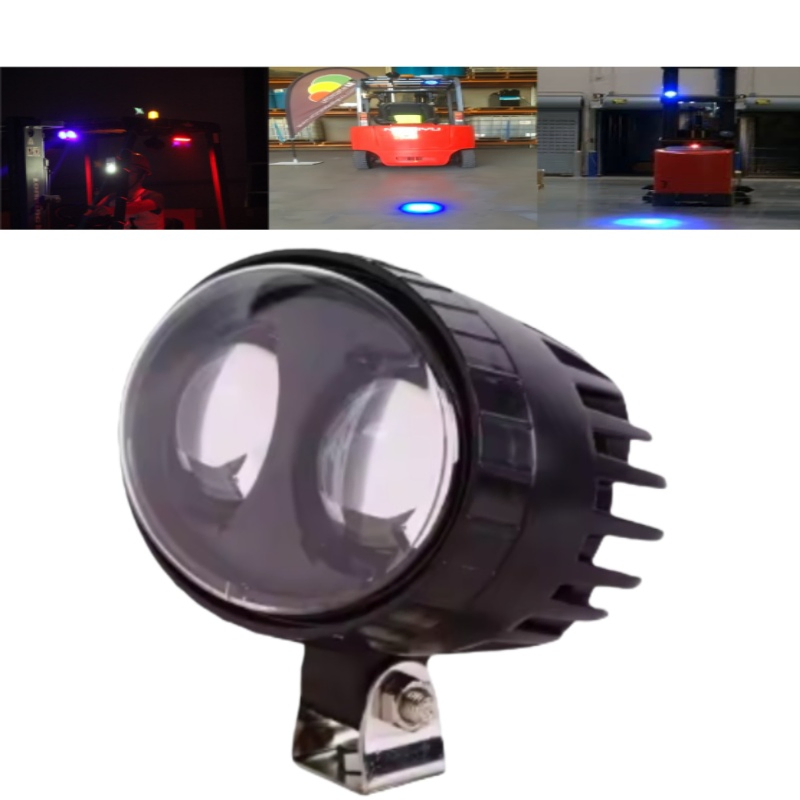 Blue Red Halo Beam LED Safety Light for Manufacturing Plant Electric Forklift