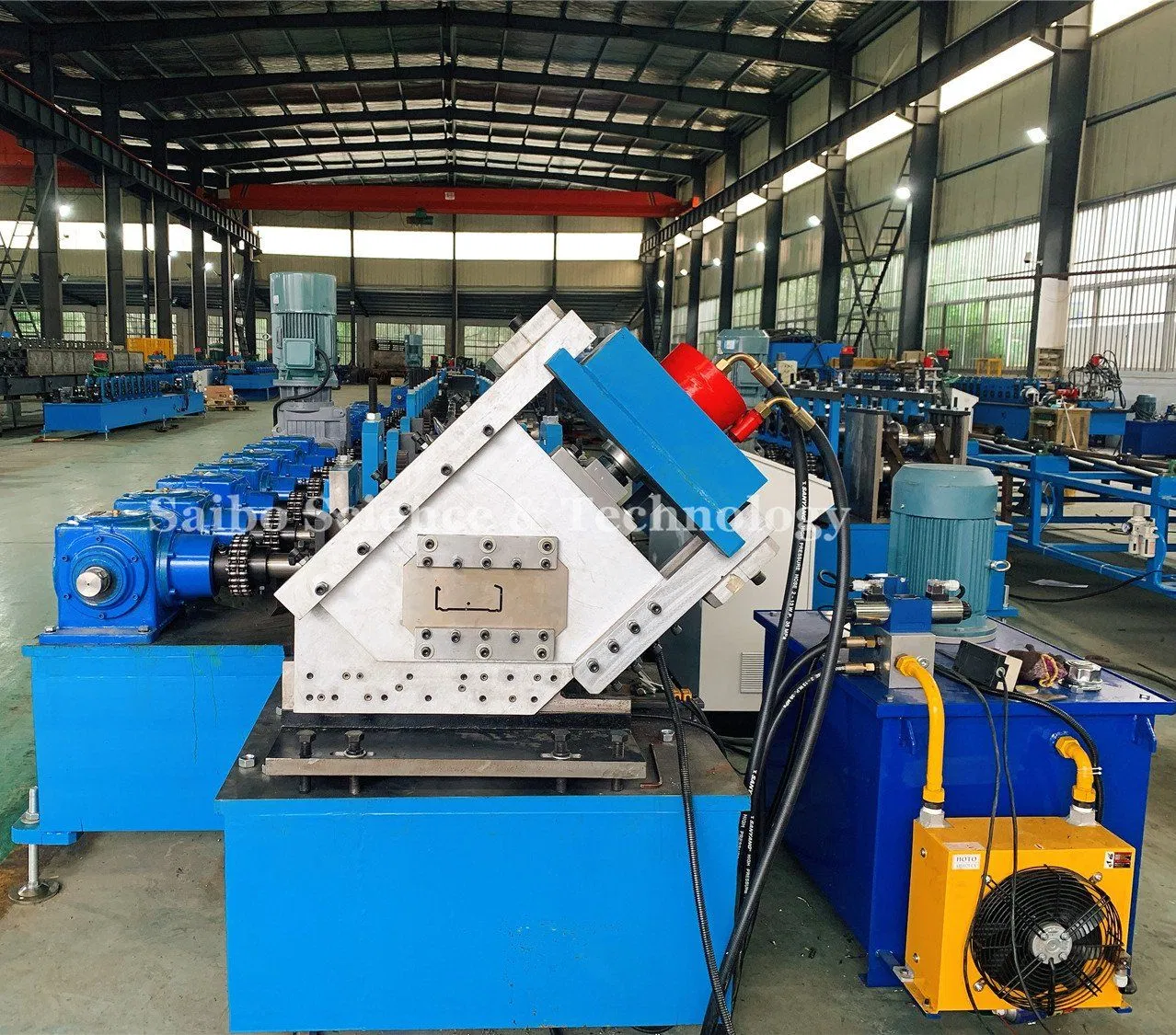 Upright Rack Beam Storage Equipment Shelf Panel Roll Forming Machine