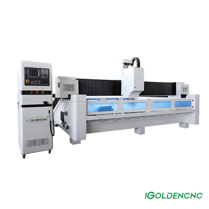 Thickened Welded Bed Stone Machining Center with Annealing Treatment & CE for Anti-Deformation Long Term High Load Production