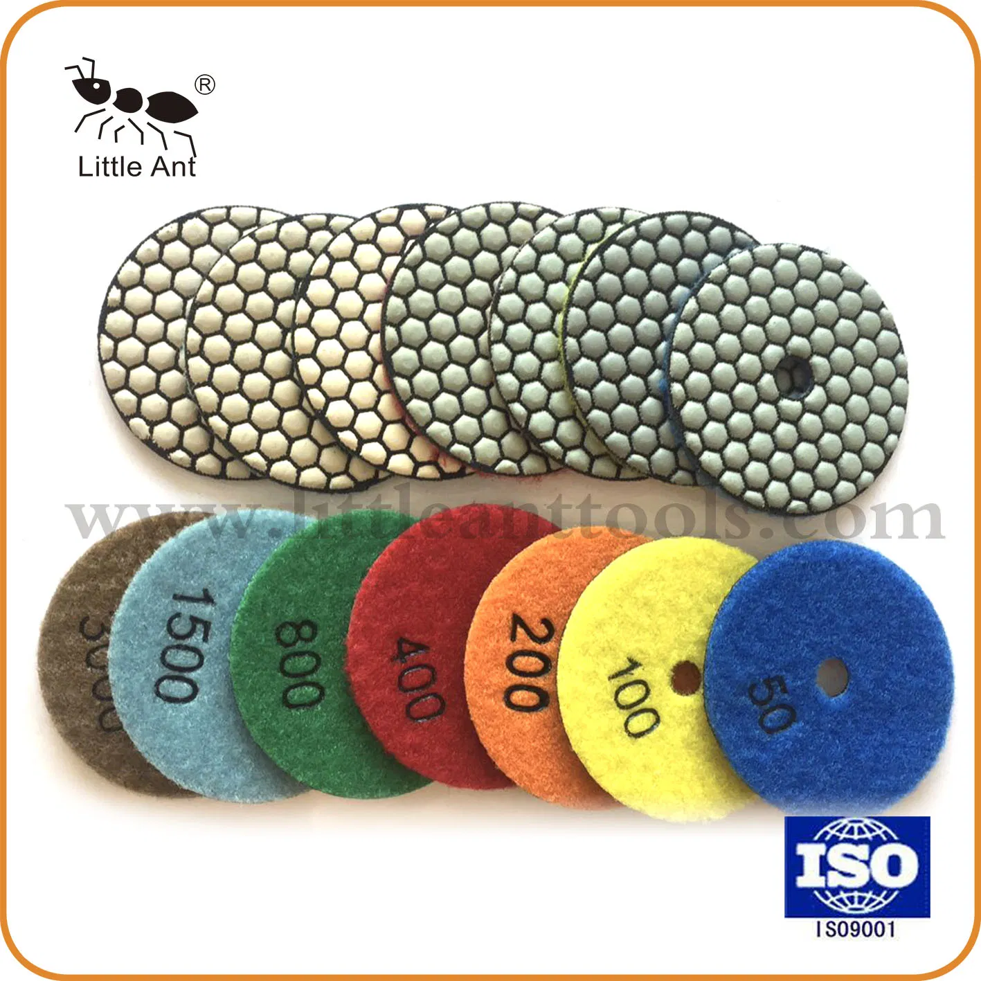 3"/80mm Dry Diamond Floor Polishing Pad Abrasive Hardware Tools