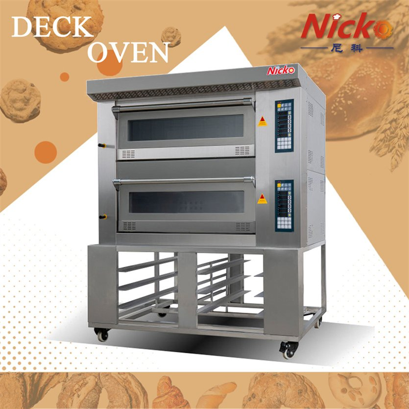2 Deck 4 Teglie 13kw Pane Pizza Cottura Panetteria Forno a Convezione a Deck