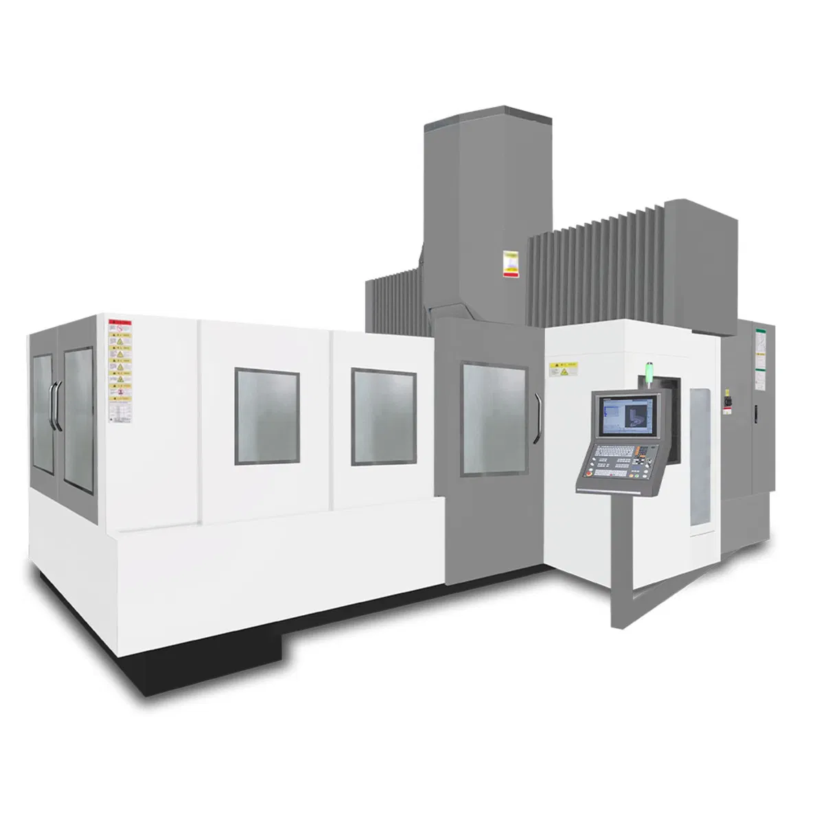 Centre d'usinage automatique à portique à double colonne CNC pour la production en série