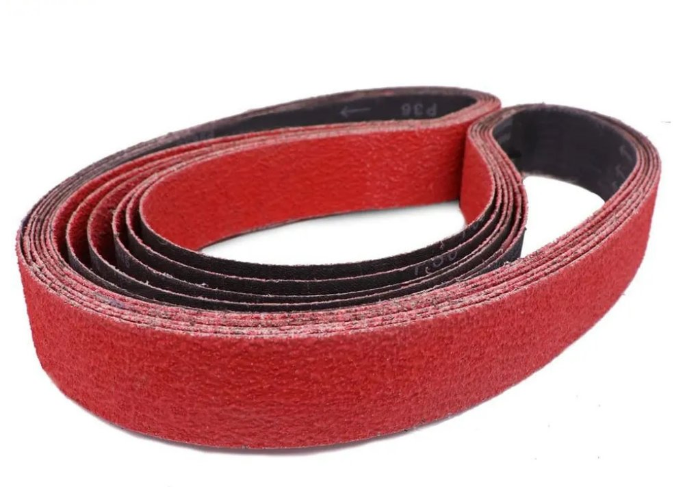 Ceramic Abrasive Cloth Belt for Metal and Non Ferrous Metals Grinding, Auto Belt Sander