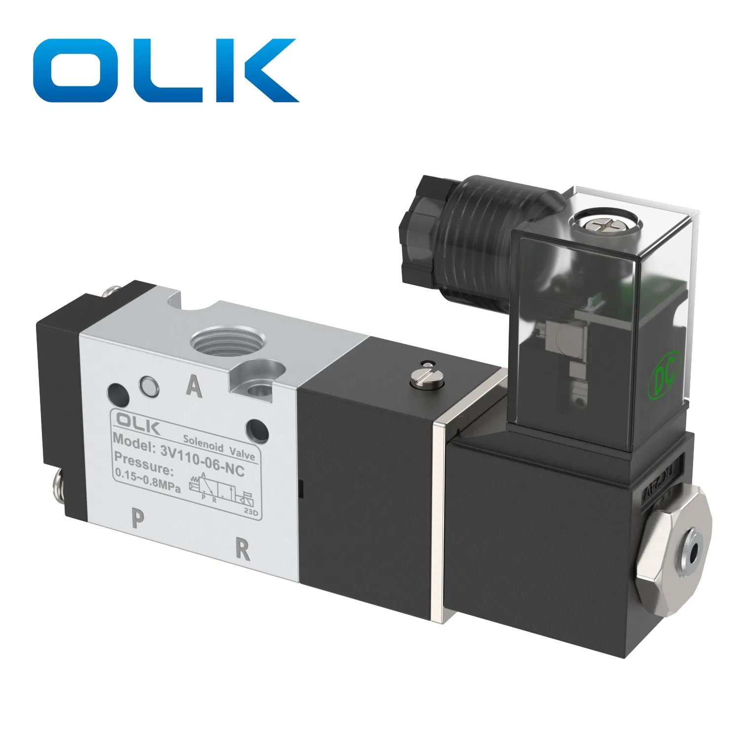 3V Series Two Position Three-Way Pneumatic Solenoid Valve for OEM ODM