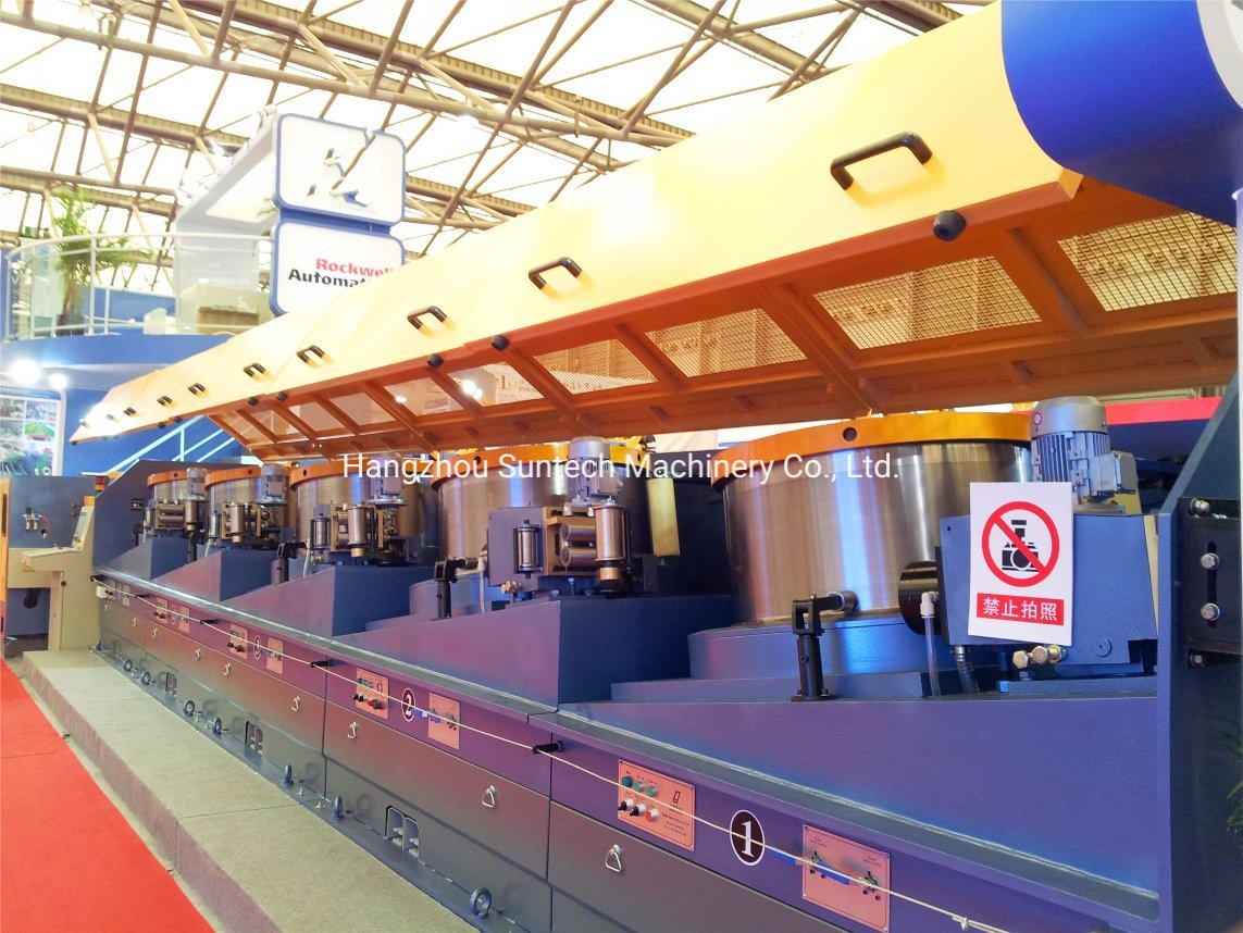 Suntech Straight Type Steel Alloy Wire Drawing Machine for PC Wire, Welding Wire, Spring Wire