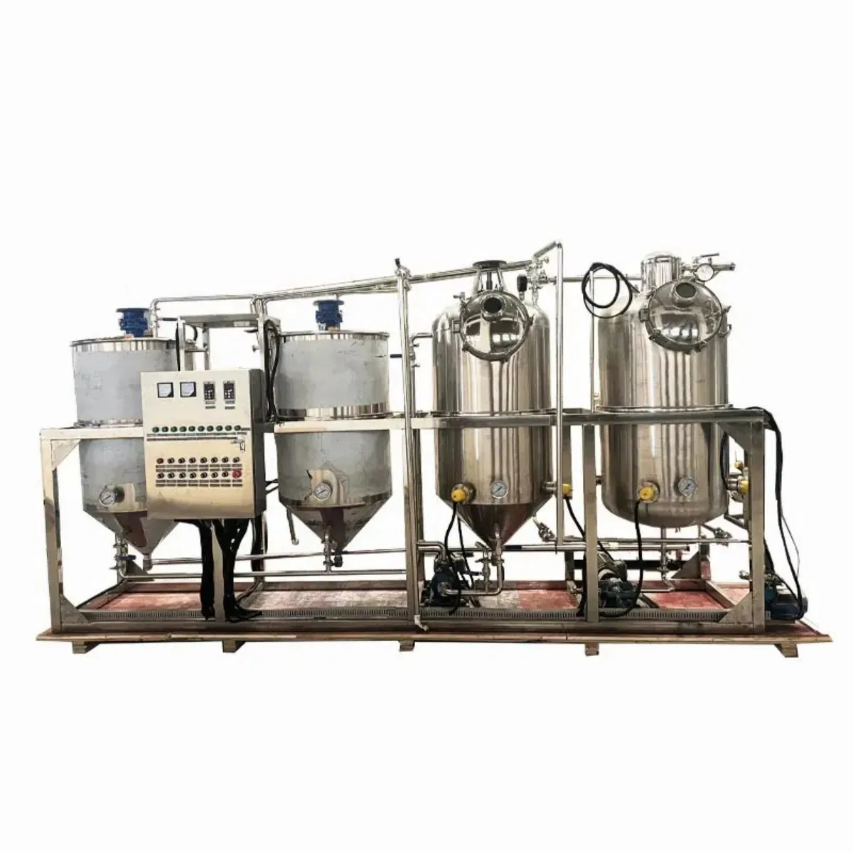 Vegetable Oil Refinery Equipment with Packing and Filling Machines
