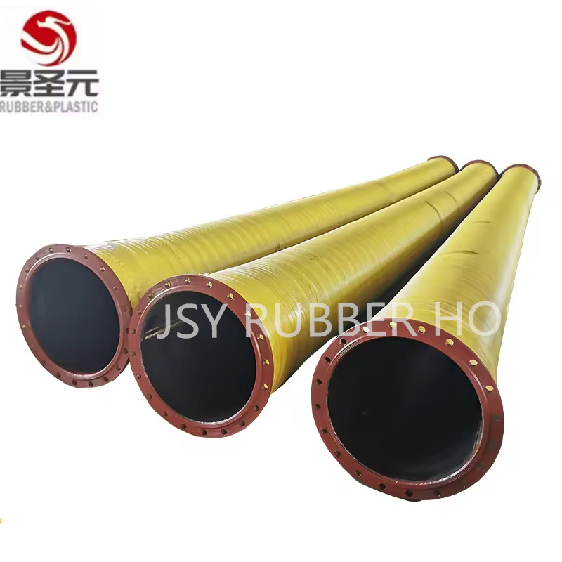 High Quality Wear Resistance Flange Type Water Dredging Suction Hose