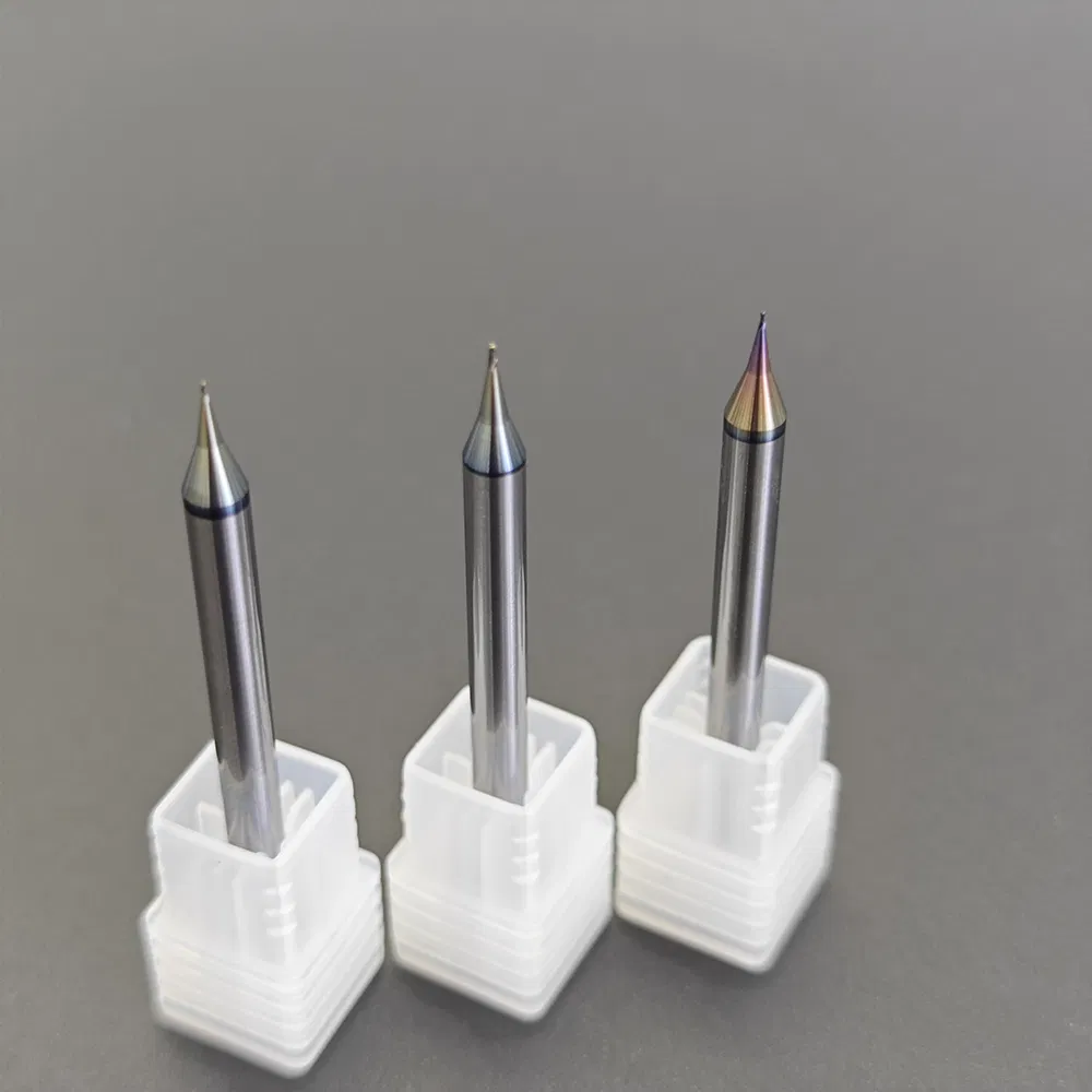 Micro Carbide End Mill Rib Processing Cutter CNC Deep Small Diameter 0.2mm 0.3mm 0.4mm 0.5mm 0.6mm 0.7mm 0.8mm 0.9mm Mini End Mill
