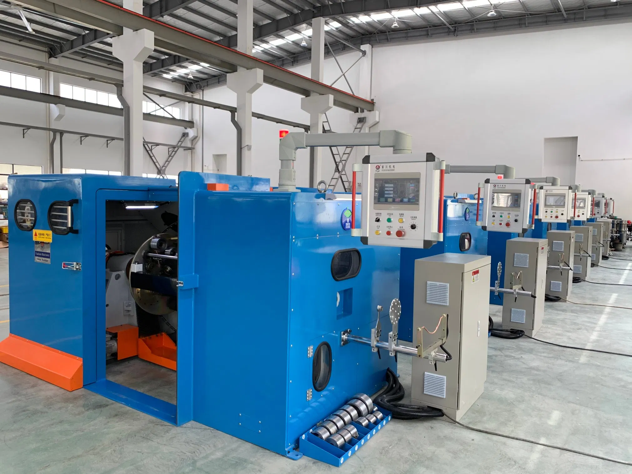 0.04-2.52mm Copper Wire Stranding Twister Cable Annealing Tinning Buncher Machinery Machine