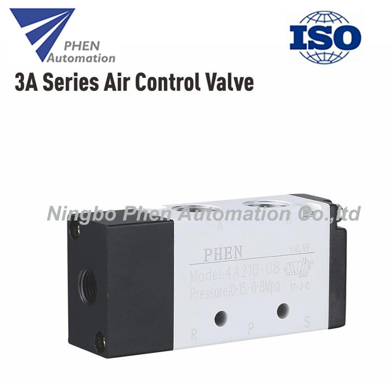 3A Series High Quality Pneumatic 2/5 Way Air Solenoid Valve
