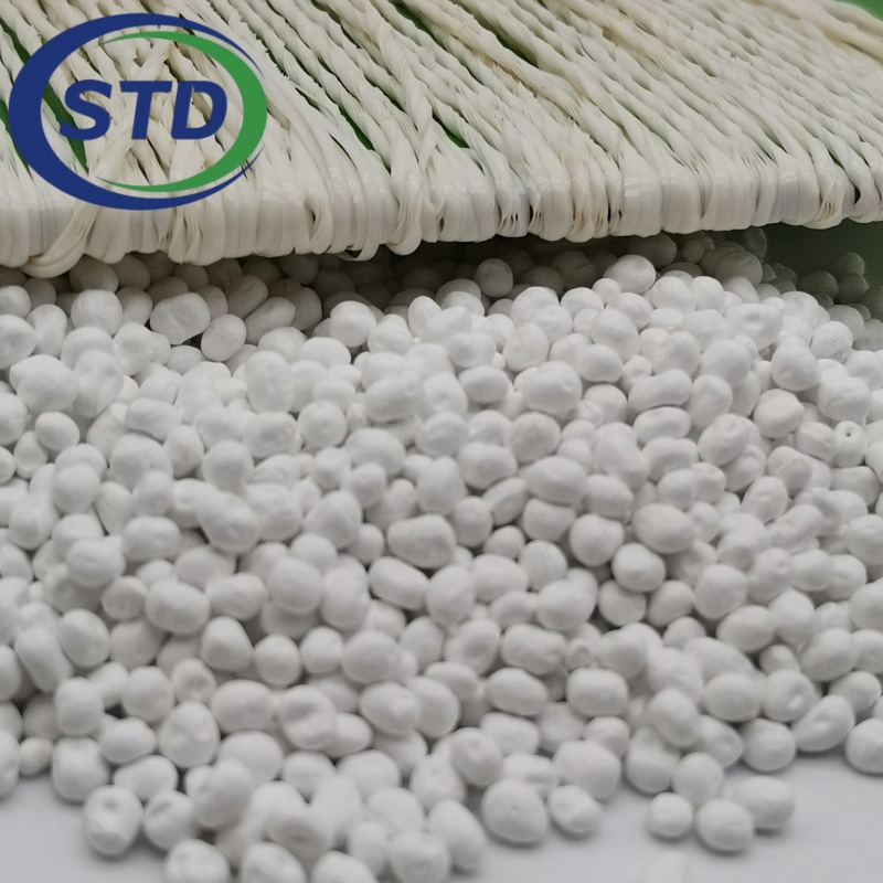 White Masterbatch for Polyethylene Film PP Artificial Grass Pellets
