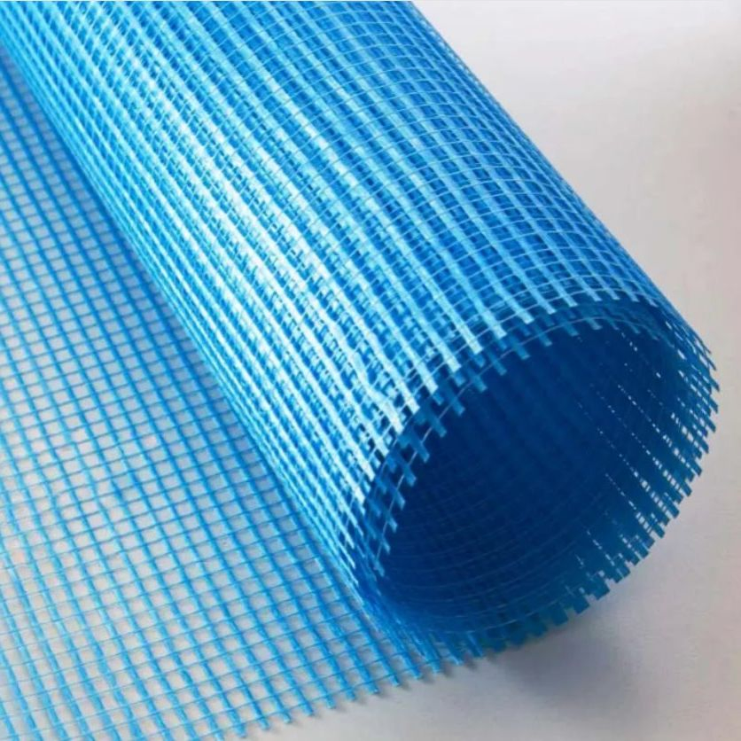 Blue Fiberglass Mesh Roll 160g Fiberglass Tape Plaster Mesh Roll
