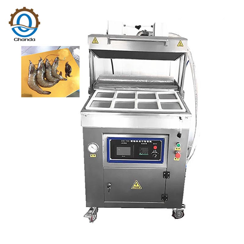 Vacuum Food Tray Skin Packing Machine Chicken Breast Skin Film Wrapping Machine Beef Jerky Vacuum Fresh Skin Packaging Machine