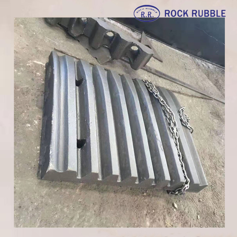 Jaw Plate Crusher Wear Parts Manganese Casting