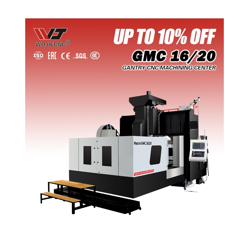 GMB2016 Heavy Duty Double Column Gantry Type 3/4/5 Axis CNC Milling Machine, Siemens/Fanuc/GSK System CNC Machining Center for Metal