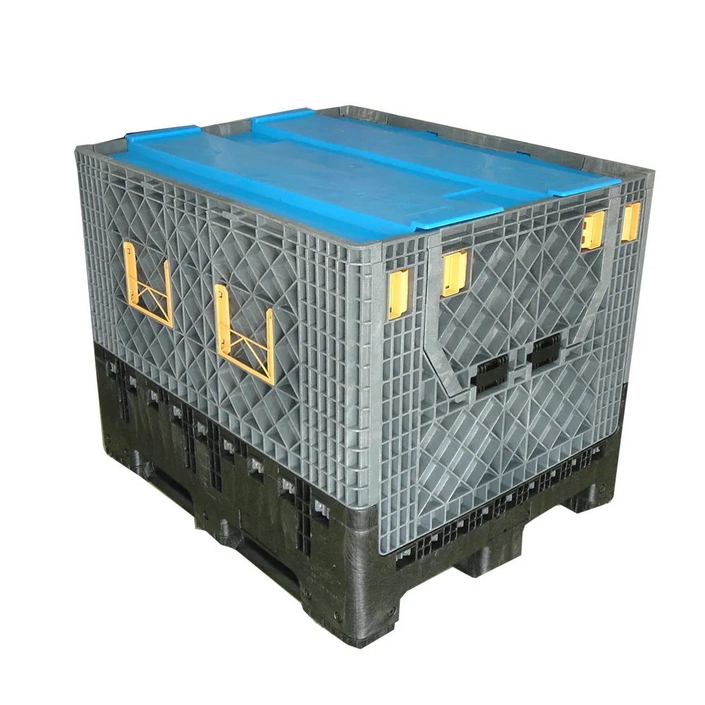 Agricultural Plastic Pallet Bin for Fruits and Vegetables with Grapes 1200*1000*833mm