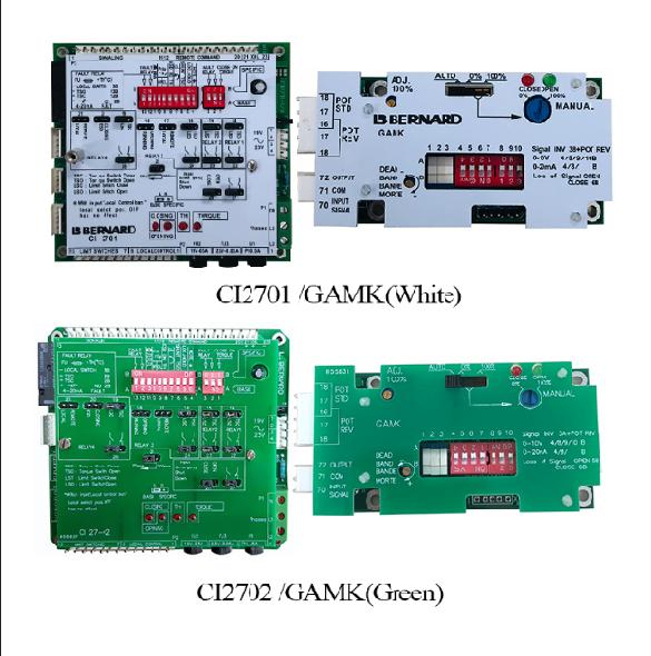 Carte de commande CI2701 GAMK Panneau de commande pour actionneur électrique