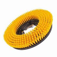 Electric Drill Brush Yellow Cleaning Brush with Grinding Disc Combination Set
