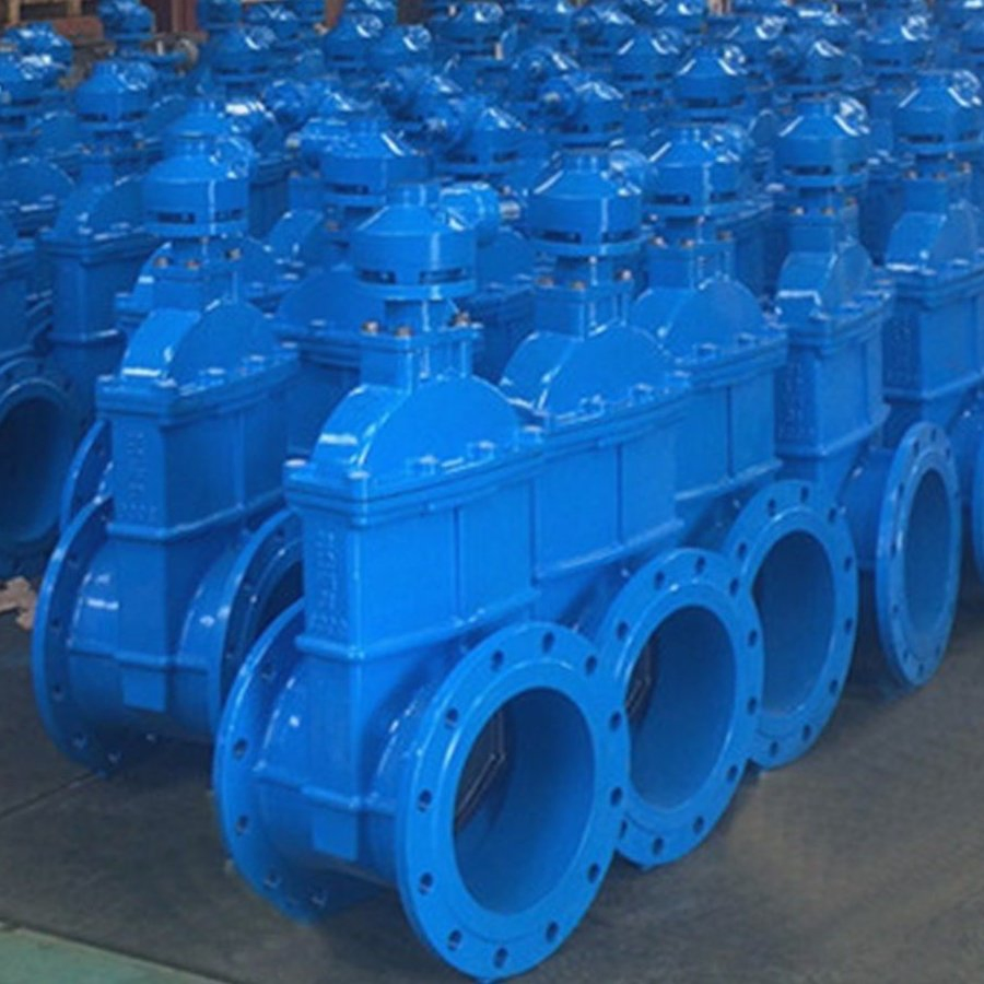 DN900 API600 Wcb Carbon Steel Large Diameter Hard Seated Double Flanged Gate Valve