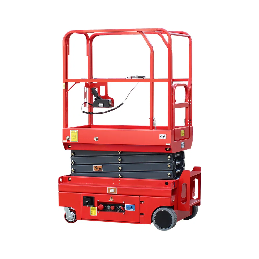 Small Mobile Scissor Lift Hydraulic Lifting Scaffold Platform Electric Lifting Scaffolding