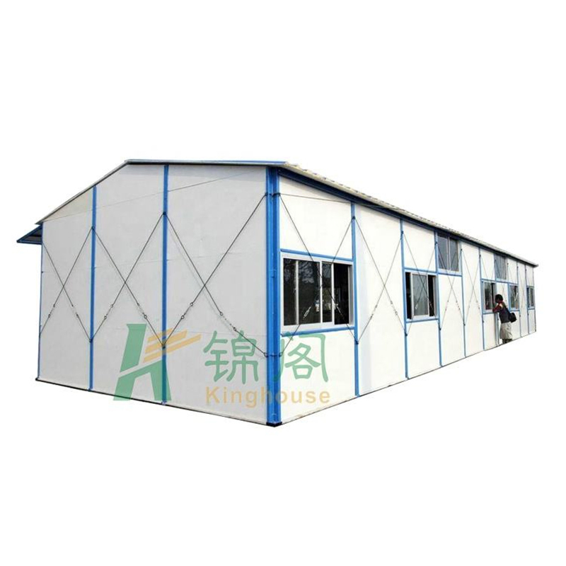 K Type Sandwich Panel Steel Structure Workshop Portable Prefabricated Modular House