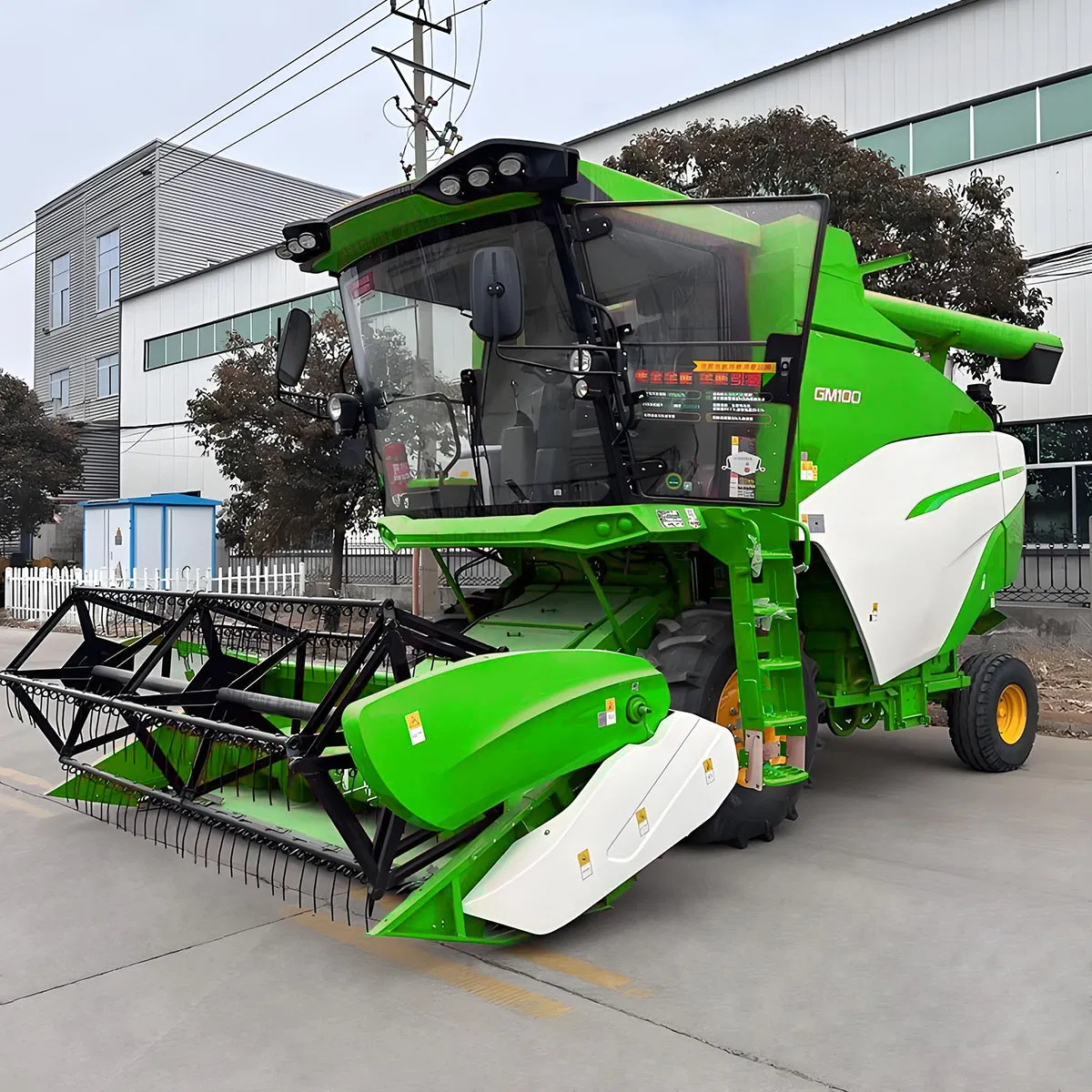 Rice Wheat Corn Combine Harvester GM100 Fully Automatic Agricultural Equipment