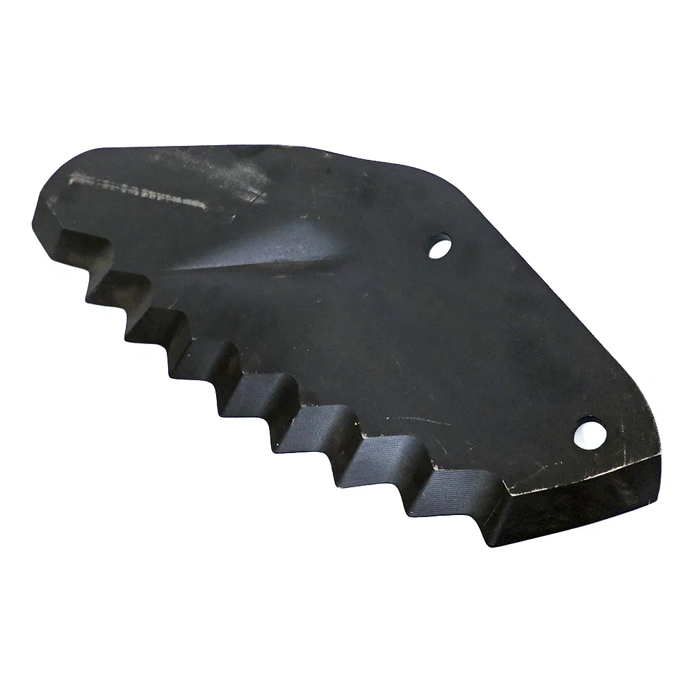 Cuchilla mezcladora para cosechadora de césped