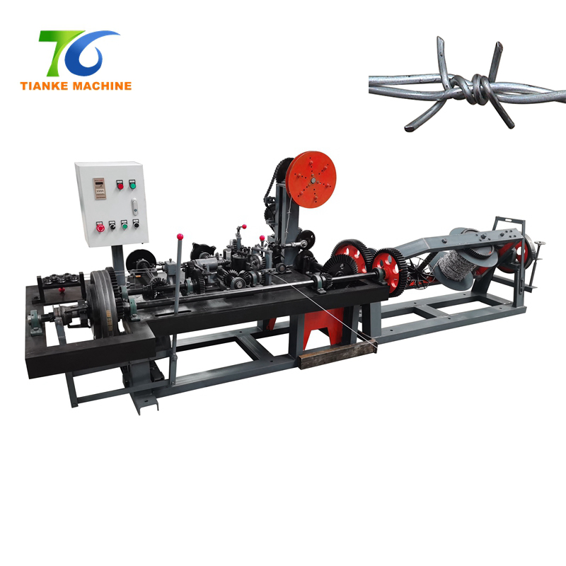 High Speed Galvanized Barbed Wire Making Machine for Protection Mesh