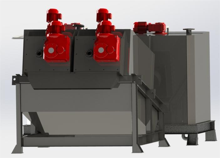 XF-SW Series Duo-Screw Sludge Separator Smart Automatic Control