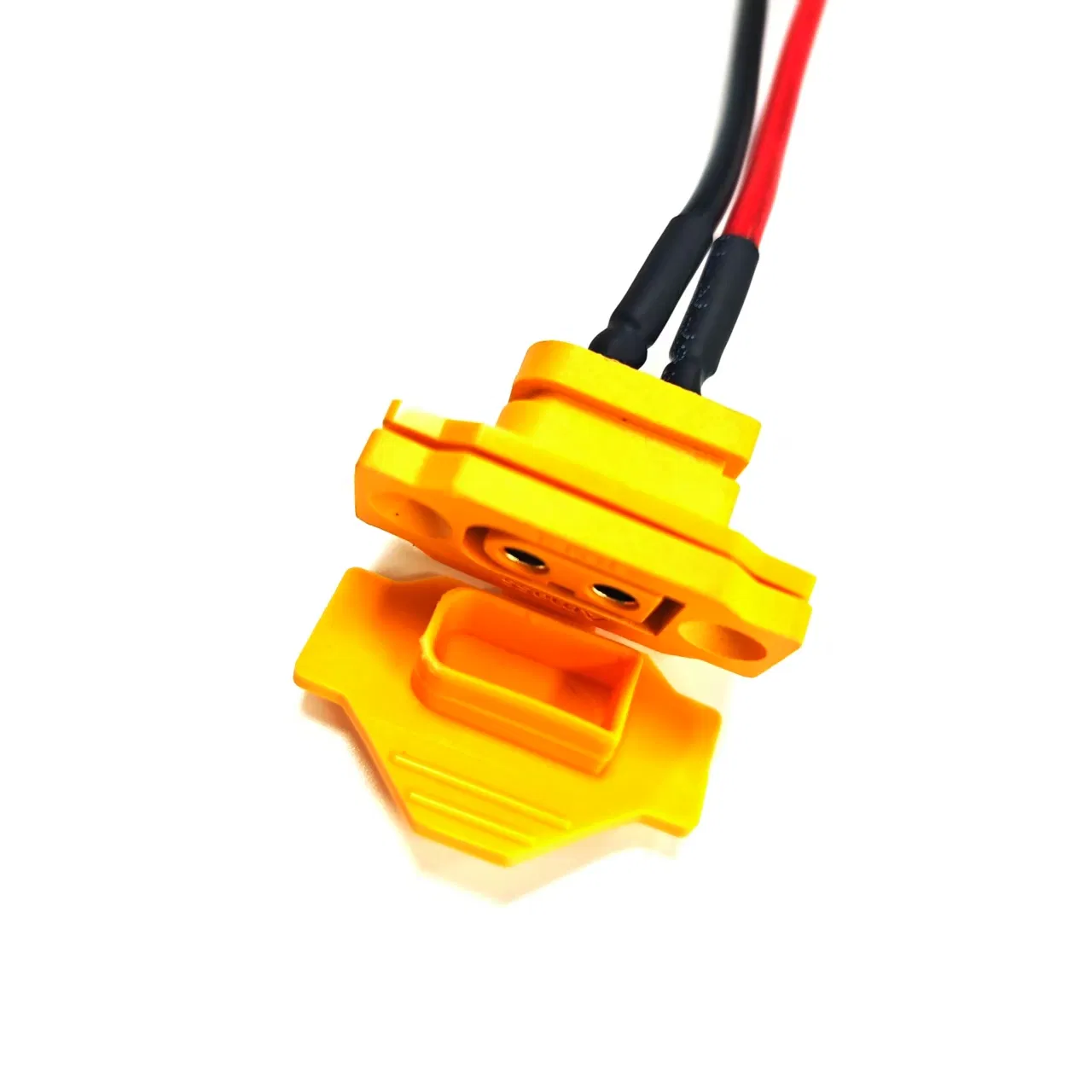 110mm Xt60e-F to Ring Terminal Adapter Cable 14AWG Silicone Wire 2conductor RC Battery Connector for Chargers Drones