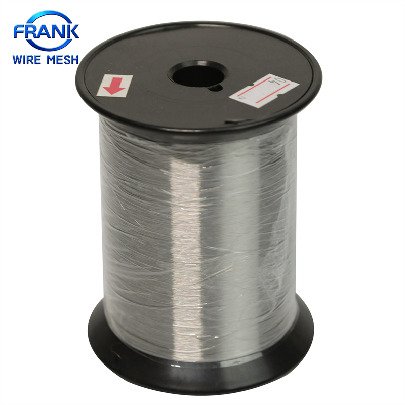 0,025 mm 0,035 mm 0,05 mm filo ultrafine in acciaio inossidabile per tessitura/maglia