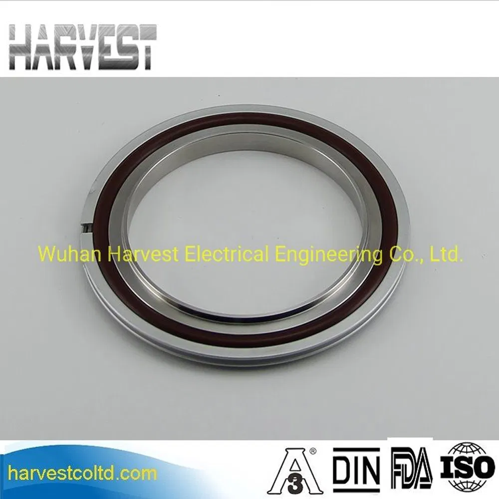 Customized ISO063 Center Centering Ring with Viton and Spacer ISO080/ISO100/ISO160/ISO200/ISO250/ISO320/ISO400 for ISO Flanges