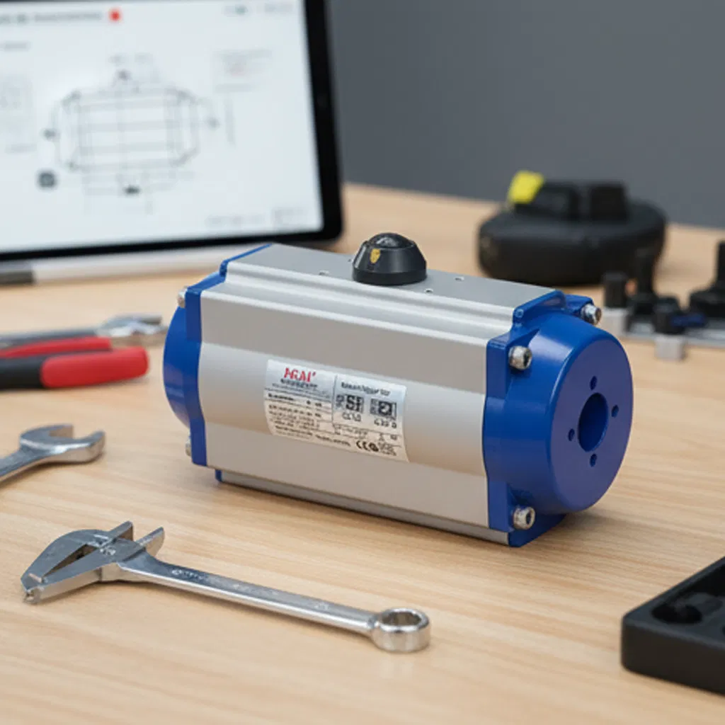 HAT-105D Double Acting Pneumatic Actuator for Industrial Applications