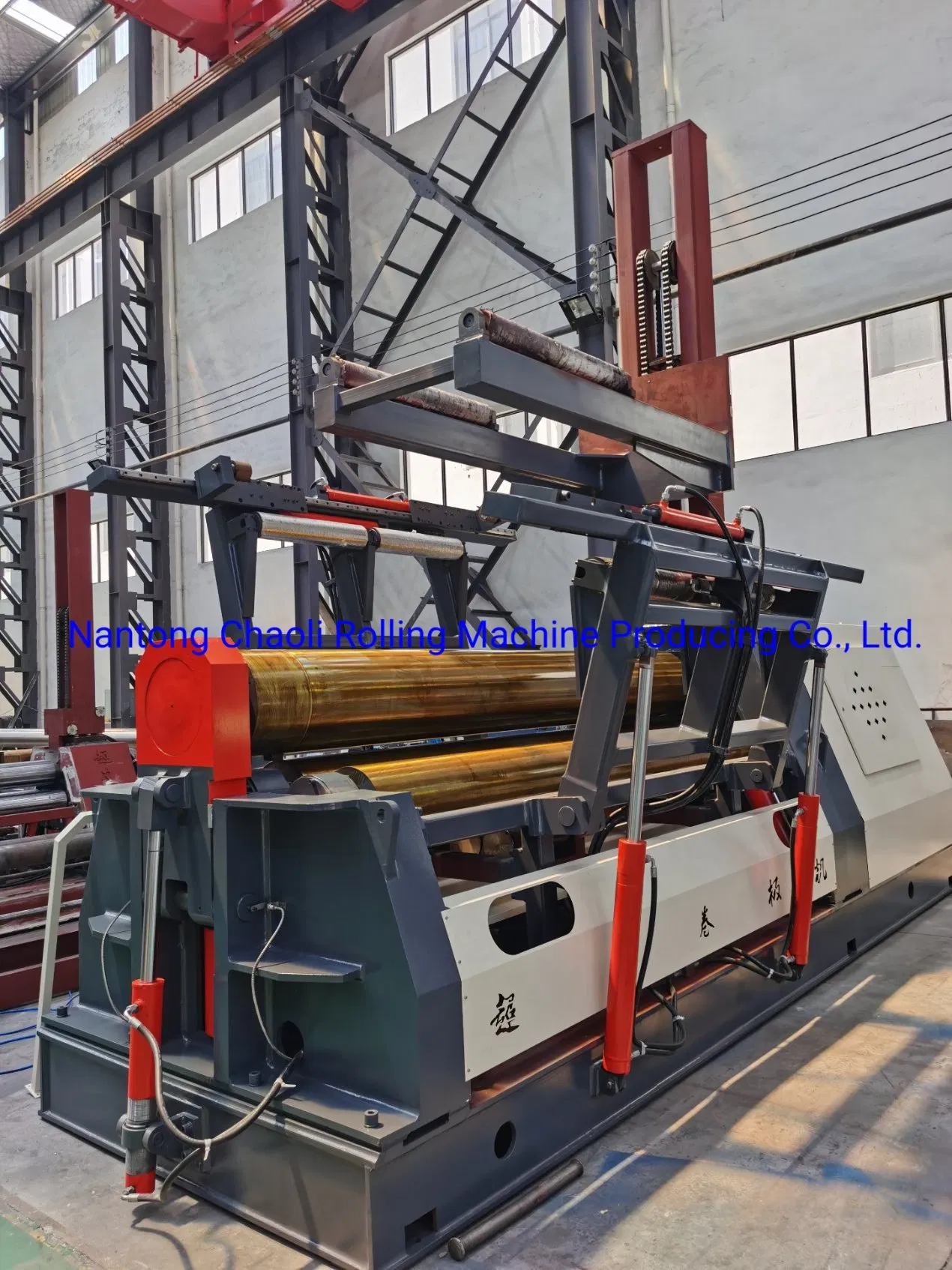 Machine à rouler CNC avancée pour le roulage de tôles de haute précision