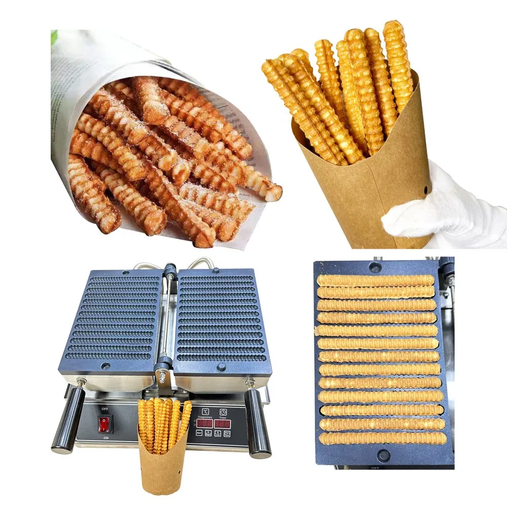 Commercial Electric French Fries Waffle Stick Machine Waffle Pommes Sticks Waffle Maker
