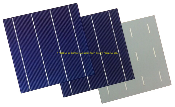 Poly Solar Cells 156.75mm 6''x6'' Poly-Crystalline Solar Cell High Efficiency Thin for Solar Modules