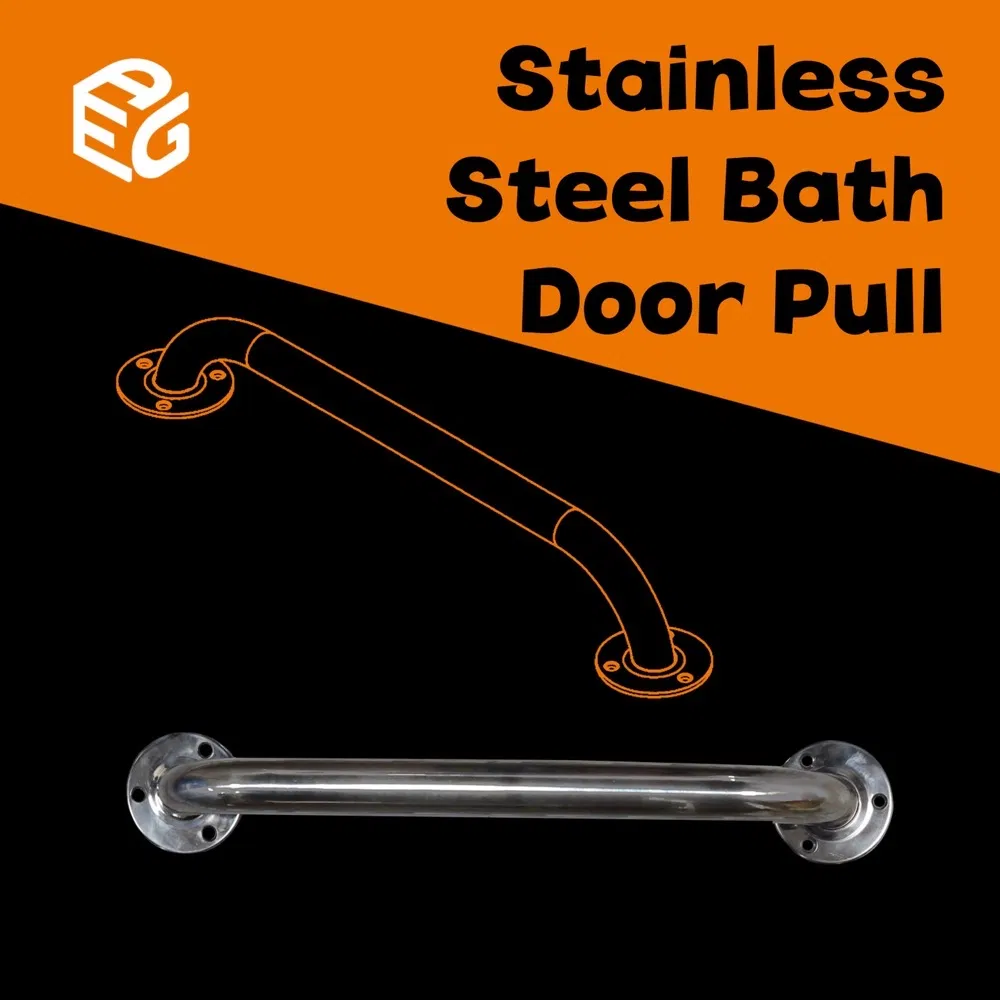 Shower Door Handle - 18-3/4" 3.0mm SS304 Center 400mm