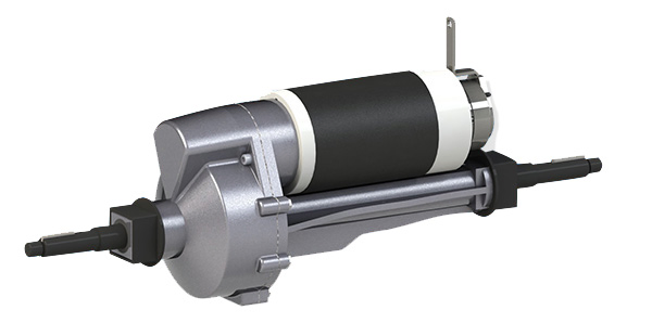24V 400W-500W-800W Elektromotor-Transachse für Elektrokarren und elektrischen Hubkarren