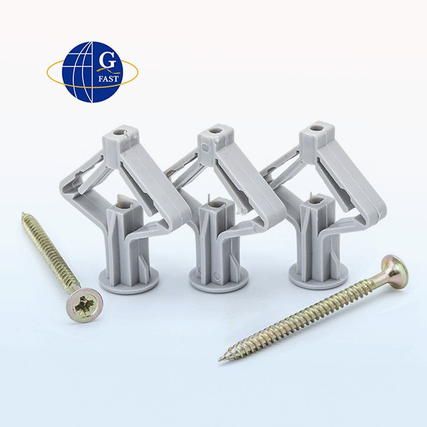 Hollow-Wall Drywall Anchors with Screws Plasterboard Screw Butterfly Wall Plug Anchor