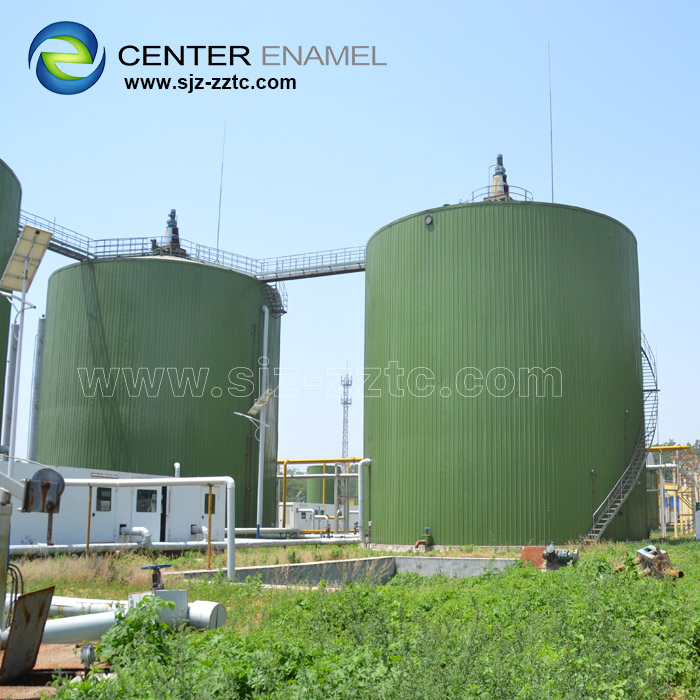 Center Enamel Anaerobic Digester Tanks for Niger Biogas Project