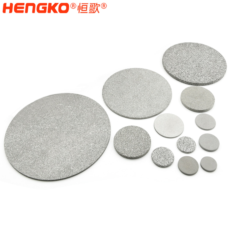 316L Sintered Stainless Steel Microns Porous Metal Disc Filter