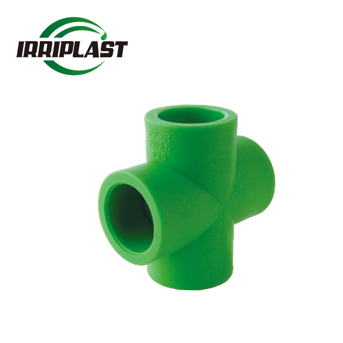 PPR 4 Way Cross Welding Connection Fitting
