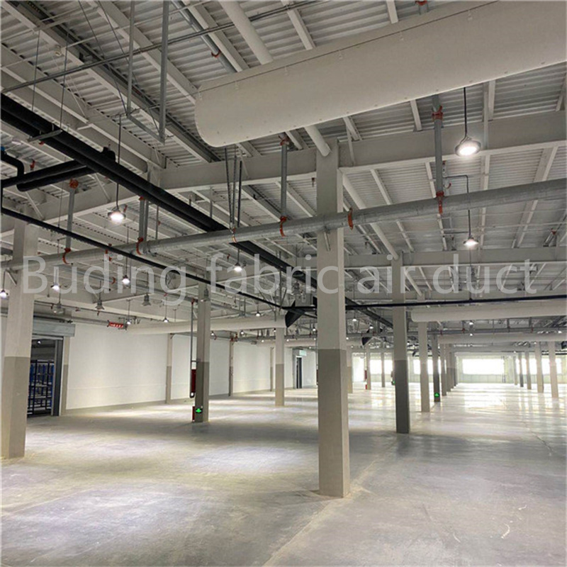 Laser Perforation Recycled Eco-Friendly Air Supply Air Purification HVAC Duct