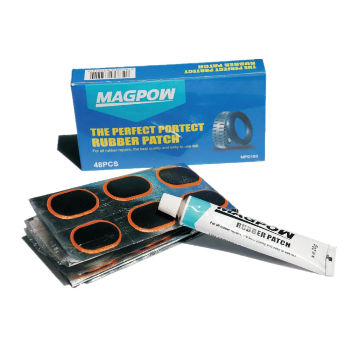 Kits de réparation de pneus à patchs en caoutchouc à froid