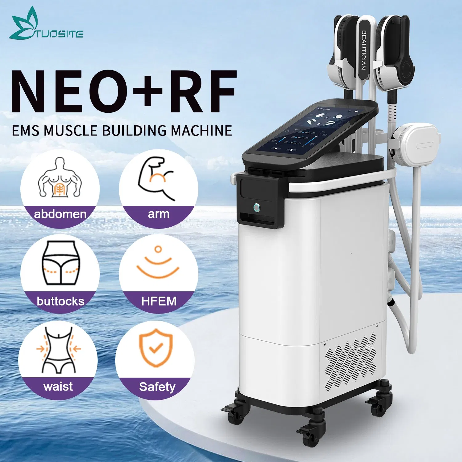 4 Handles RF Muscle Sculpt Fat Reduce Em Slim Neo RF Body Sculpt Machine EMS Neo