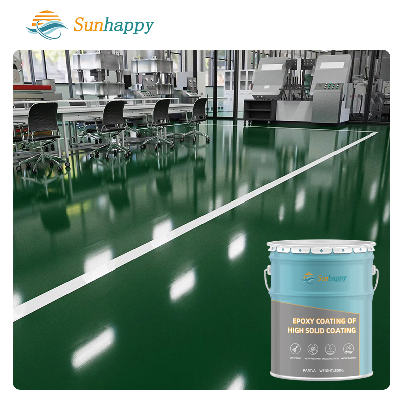 Applicazione Facile con Pennello Pittura per Pavimenti in Epossidica a Strato Intermedio di Alta Qualità e Resistente agli Urti