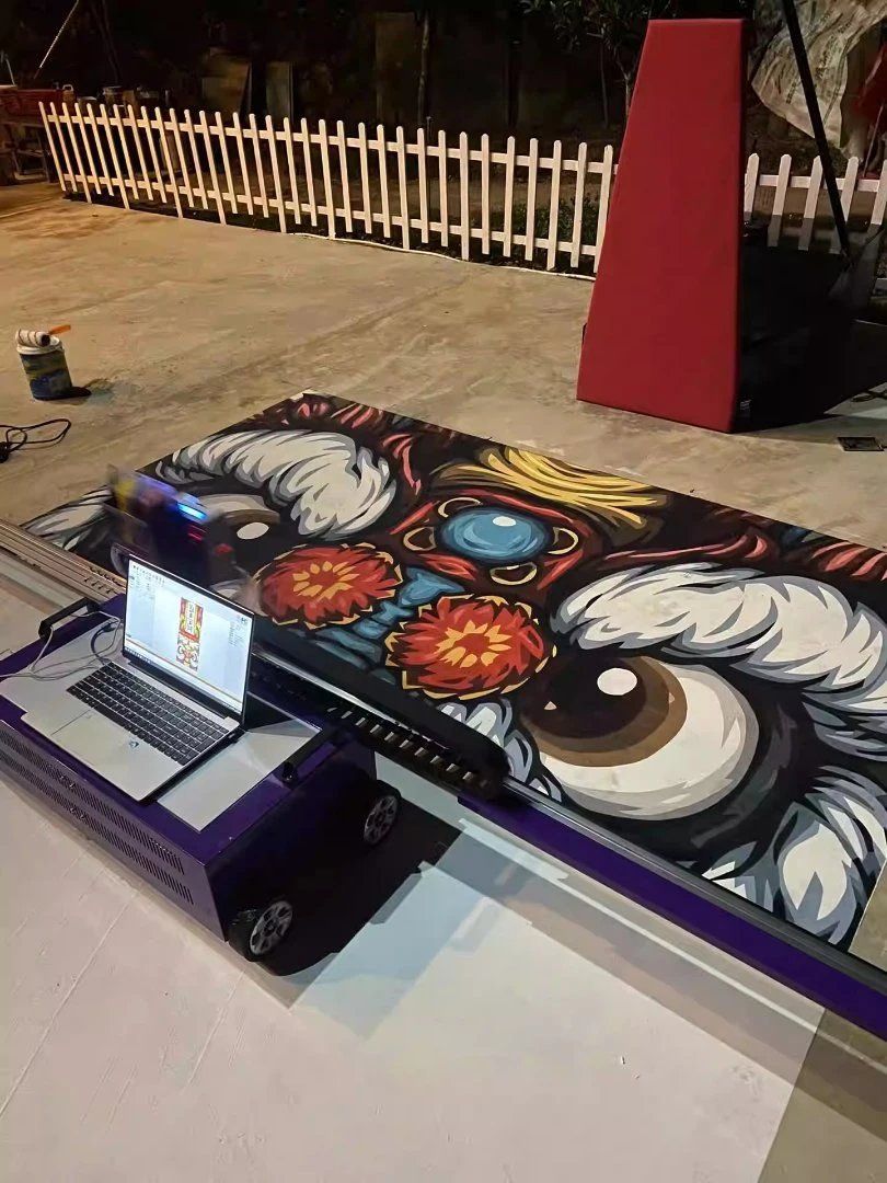 Second Hand 90% Parking Space Graffiti Printer 3D Ground Printer 5D Wall Paint Machine Large Underground Used Parking Space UV Printer Floor Printing Machine