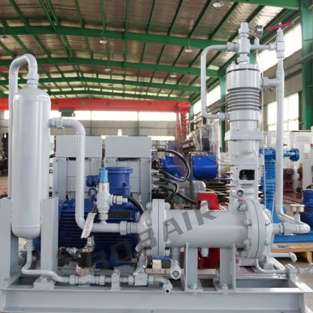 CNG Compressor Discharge 250bar Flow 7nm3/Min High Pressure Natural Gas Piston Compressor